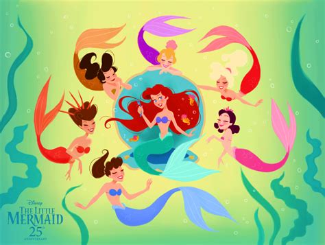 The Little Mermaid 25th Anniversary By Dylanbonner On Deviantart
