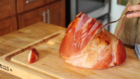 how to carve a ham youtube
