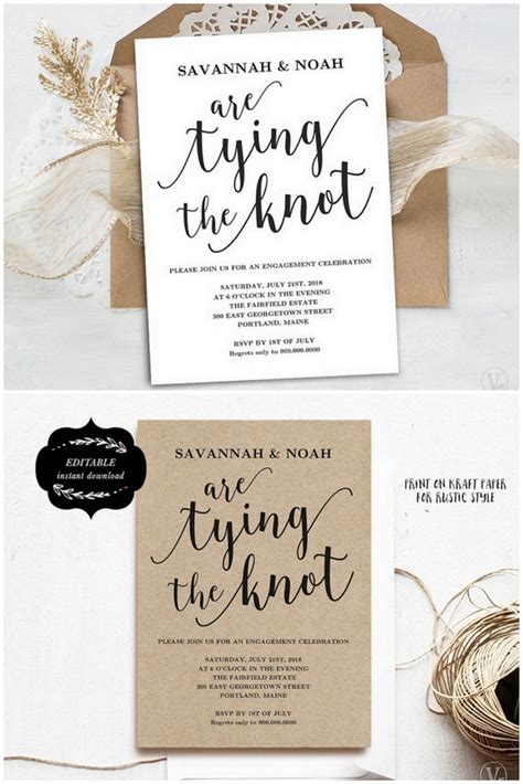 22 Engagement Party Invitations Youll Want To Say Yes To