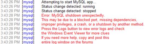 Php Mysql Does Not Start In Xampp Control Panel In Windows Hot Sex Picture