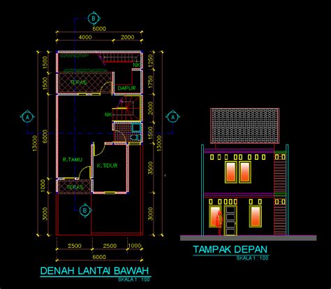 Rumah Minimalis Dwg – Belajar