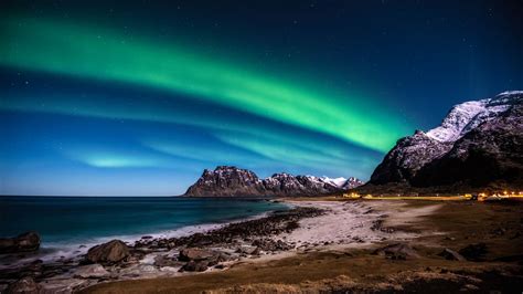 Norway 5k 4k Wallpaper Hd Lofoten Islands Mountains Sea Shore