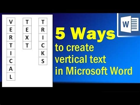 Take a look at hello ketta and great day! 5 Easy Ways to create vertical text in Microsoft Word ...