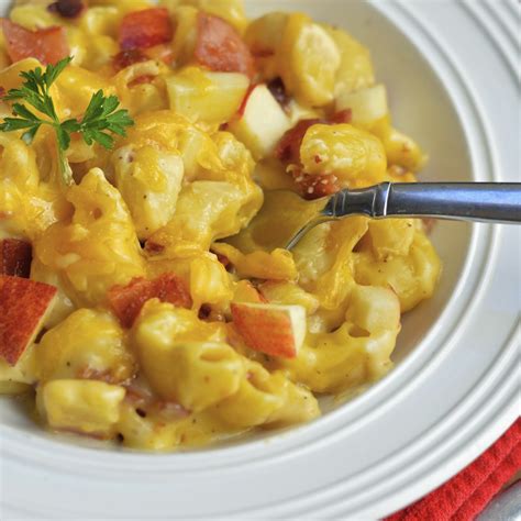 Stove Top Macaroni And Cheese With Apples And Bacon Virtually Homemade Stove Top Macaroni And