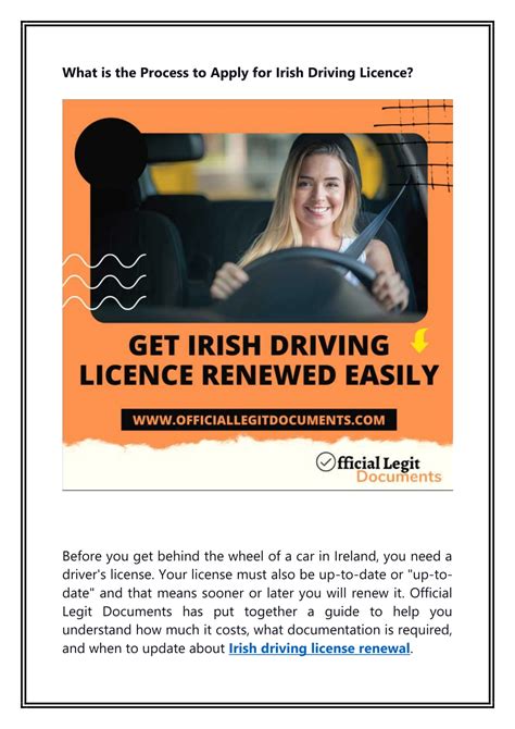 Ppt What Is The Process To Apply For Irish Driving Licence Powerpoint