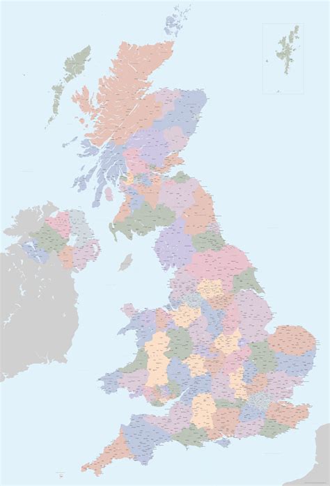 Best Detailed Map Base Of The Uk United Kingdom Maproom