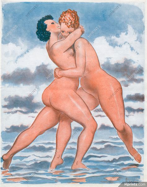 Armand Vallée 1936 Nude women Nudism Hug Le Sourire