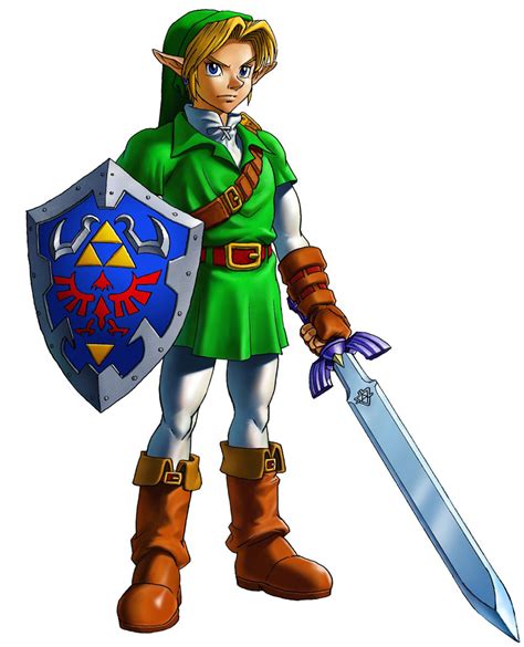 Adult Link Art The Legend Of Zelda Ocarina Of Time 3d Art Gallery