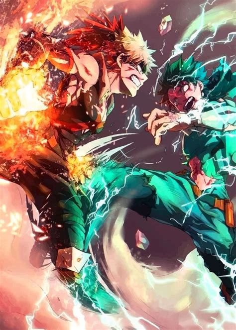 My Hero Academia Midoriya Izuku Deku Anime Vertical Poster | Etsy