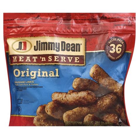 Jimmy Dean Heat N Serve Original Pork Sausage Links 36 Ct From Lucky