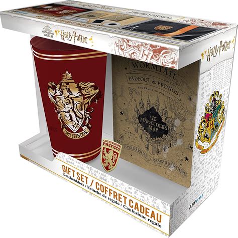 Harry Potter Pck Xxl Glass Pin Pocket Notebook Gryffindor