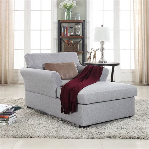 Rooms to go chaise lounge. Amazon.com: Large Classic Linen Fabric Living Room Chaise ...