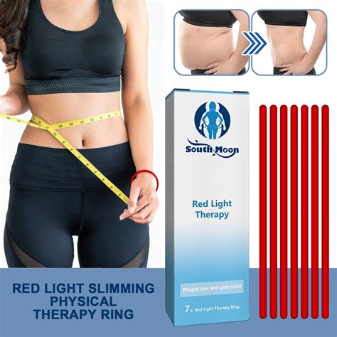 Belly Bulge Causes And Treatments 7pc Red Physical Lose Weight Rings