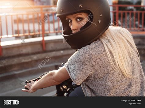 Fashion Female Biker Image And Photo Free Trial Bigstock