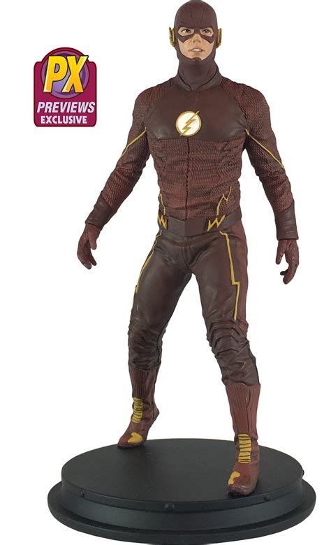 New Flash And Arrow Tv Previews Exclusive Statue Paperweights
