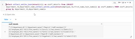 Apache Spark Sql How To Convert Records In Azure Databricks Delta Table To A Nested JSON