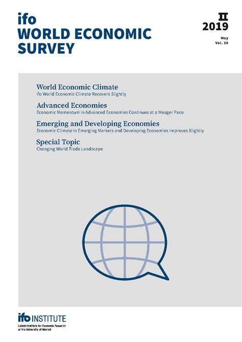 Ifo World Economic Survey May 2019 Publications Ifo Institute