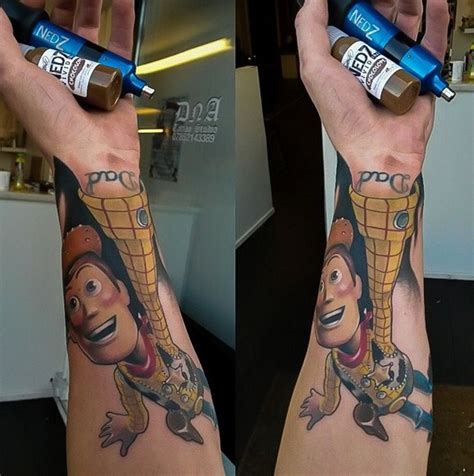 Woody Comes To Life Inked Magazine Toy Story Tattoo Toy Story Tattoo Sleeve Unique Tattoos