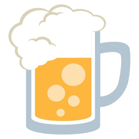 Beer Mug Emoji Clipart Free Download Transparent Png Creazilla
