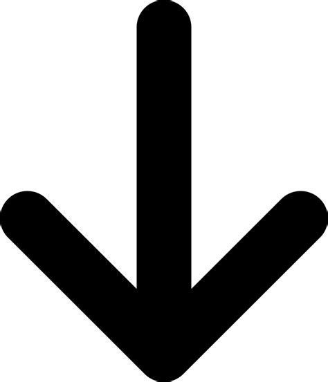 Download Down Arrow Svg Png Icon Free Download (#70370) - OnlineWebFonts.COM