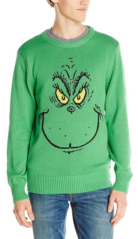 Mens Grinch Christmas Sweater