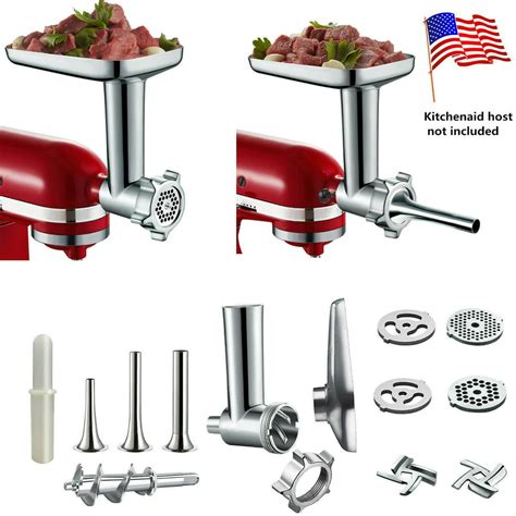 15pcs Food Meat Grinder Attachment For Kitchenaid Kitchen Aid Stand