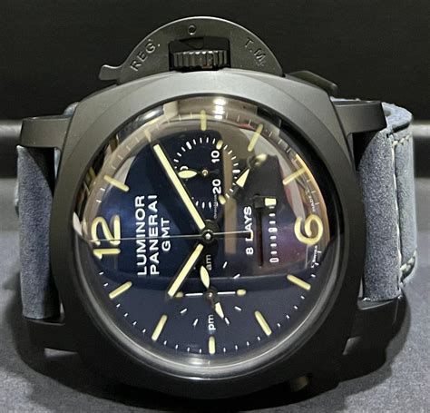 Panerai Luminor 1950 8 Days Monopulsante Gmt Ceramica Blu For Rp