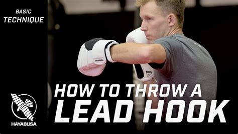 How To Throw A Lead Hook Striking Basics Series Kickboxing Youtube