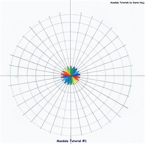 How To Draw A Twisted Rainbow Mandala