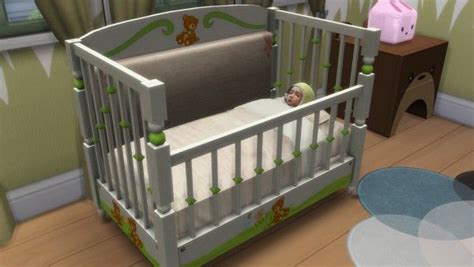Enure Sims Animal Crib For Toddlers Sims Baby Sims 4 Beds Sims 4