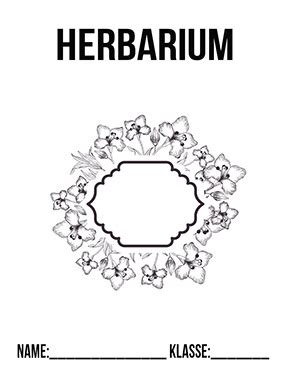 Herbarium etiketten vorlagen zum ausdrucken. Herbarium Deckblatt in 2020 | Deckblatt, Deckblatt vorlage, Ausdrucken