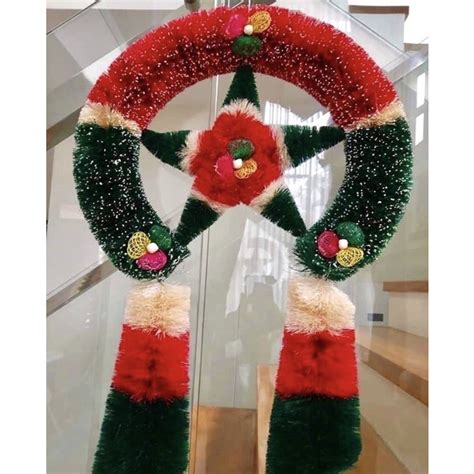 Handmade Native Abaca Christmas Star Parol Shopee Philippines