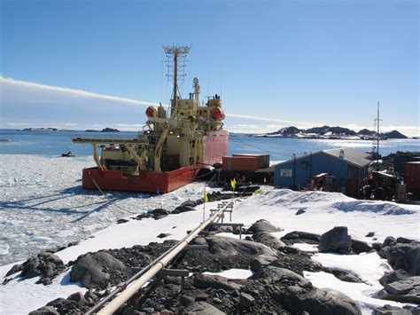 Antarctica Looking At Palmer Station