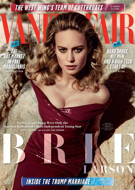 Brie Larson Is The Cover Star Of American Vanity Fair May Issue