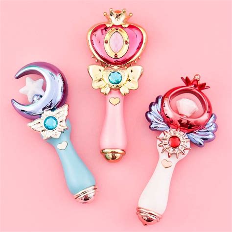 Ready For Kawaii Battle These Magical Girl Wands Light Up And Play Music As You Wave Them