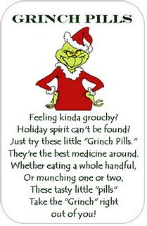 Protein 0 g 0 %. These Three Girlies: Reindeer Poo and Grinch Pills