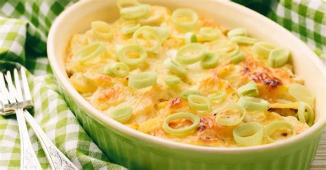 Gratin aux poireaux pommes de terre et reblochon