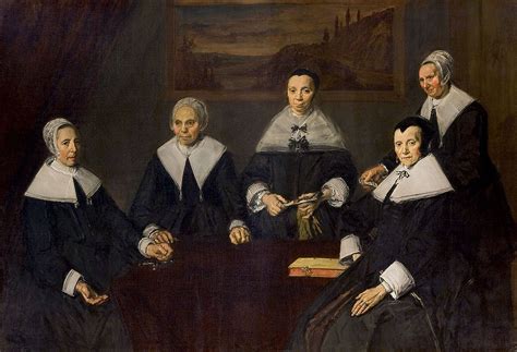 Frans Hals The Regentesses Of The Old Mens Home In Haarlem 1664