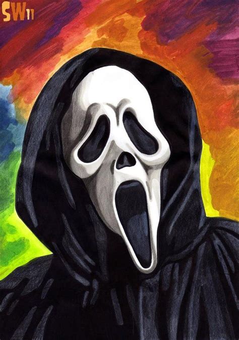 Ghostface By Scott Watson Scream Art Horror Artwork Horror Movie Icons