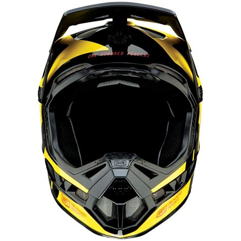 100 Aircraft Composite Helmet Ltd Neon Yellow Fullface Helmets Bmo Bike Mailorder
