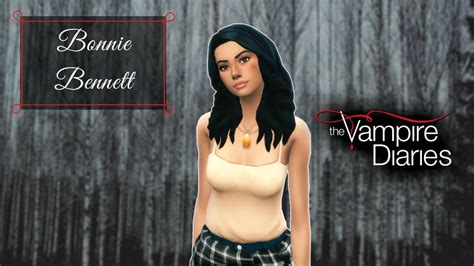The Sims 4 CAS Vampyyripäiväkirjat Bonnie Bennett YouTube