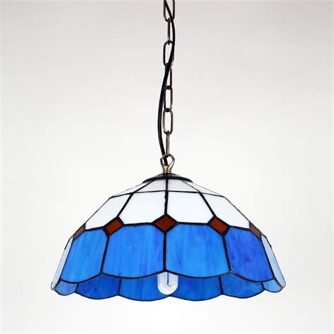 Pastoral Loft Modern Blue Glass Pendant Light Led E27 Art Deco Vintage