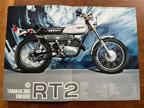 1972 Yamaha Rt2 360 Dt360 Enduro Brochure Ebay