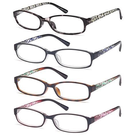 Gamma Ray Readers 3 Pack Of Thin And Elegant Womens Reading Glasses