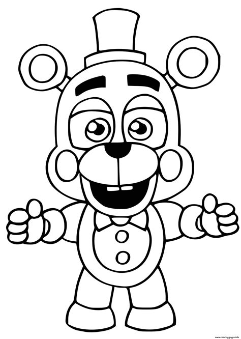 Coloring Fnaf Pages Ethel Bailey Blogs