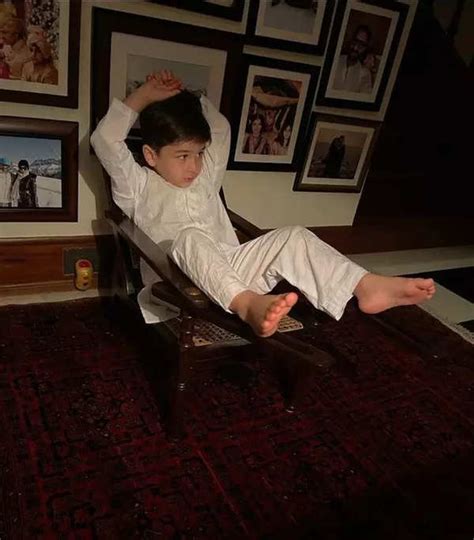 Chote Nawab Taimur Ali Khan Is Chilling Like A Boss In Latest Picture Shared By Aunt Saba