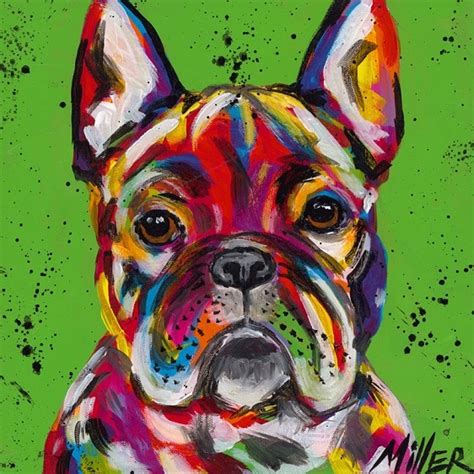 De vie et de lumière. Colorful French Bulldog - Animals Paint By Numbers - Paint ...