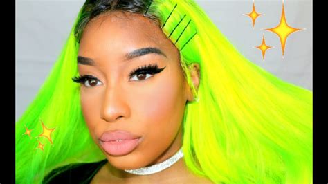 20 New For Lime Green Short Hair Black Girl Elegance Nancy