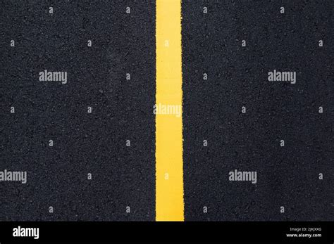 Asphalt Road With Linesroad Texture Background Top View Stock Photo