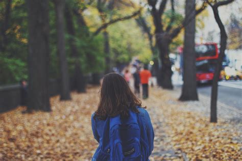 Free Images Tree Person People Girl Sunlight Leaf Sidewalk